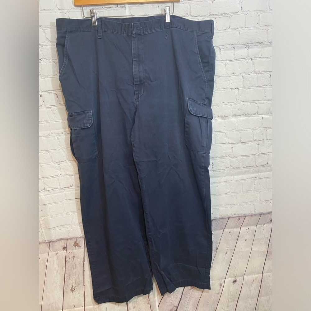 RedKap Mens Big & Tall Size 44 Blue Work Pants